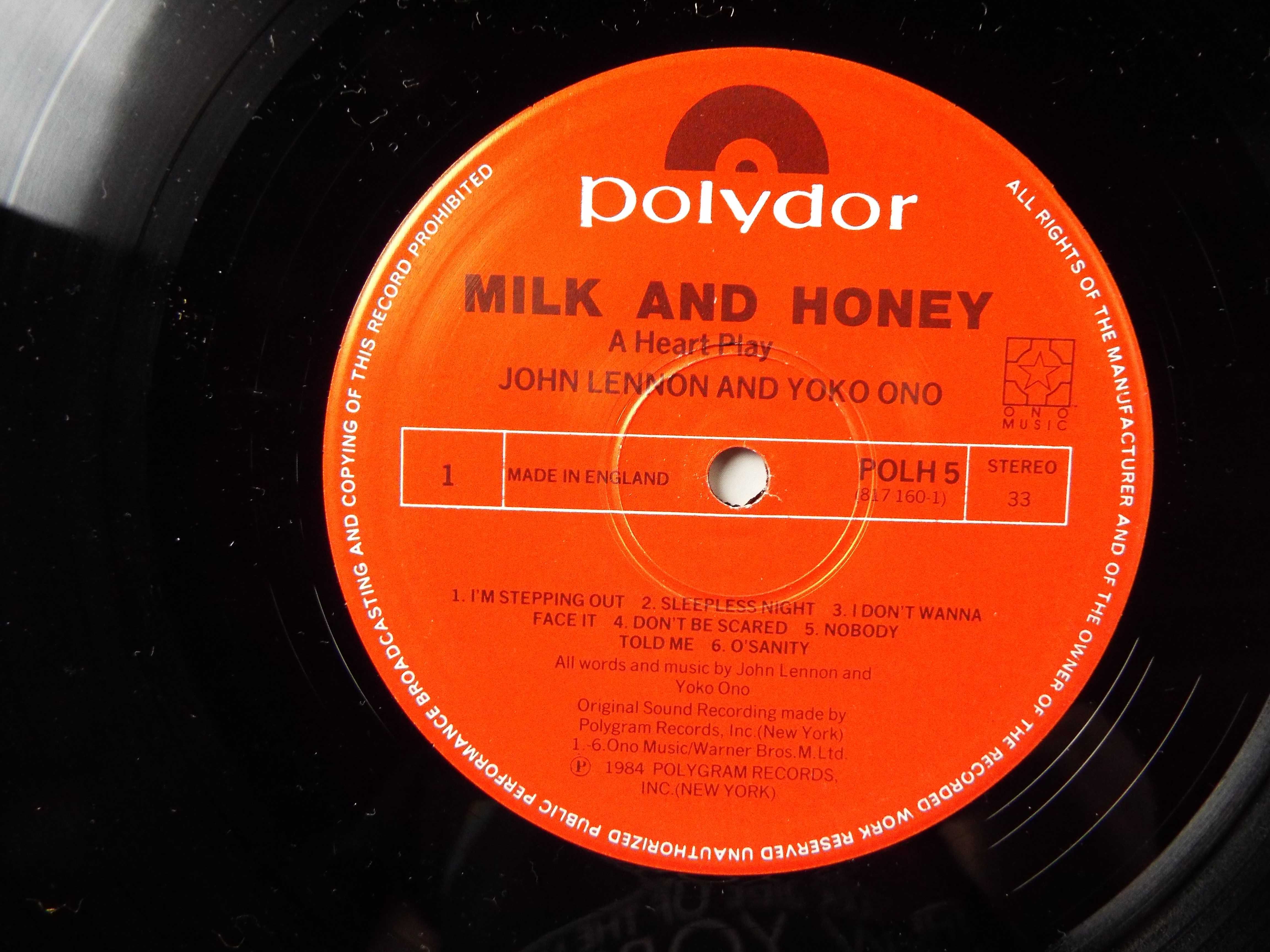 Płyta winylowa John Lennon Milk and Honey
