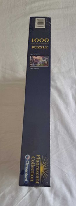 Puzzle HQ Fluorescente - Unicórnio - 1000 peças - Clementoni - Novo!