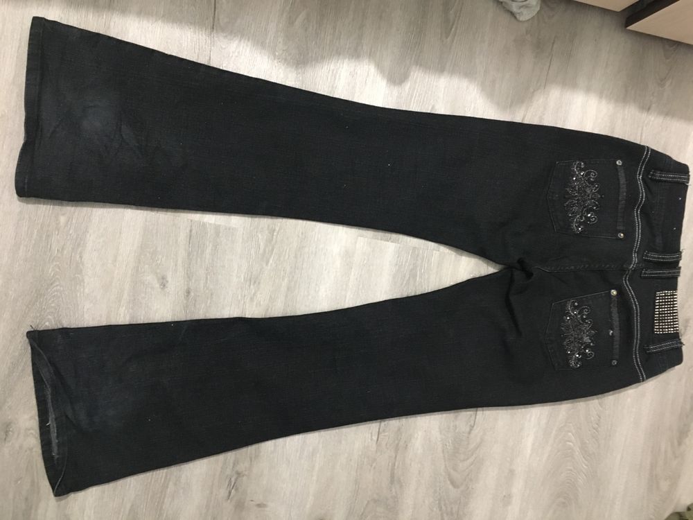 винтажные y2k flare клеш джинсы