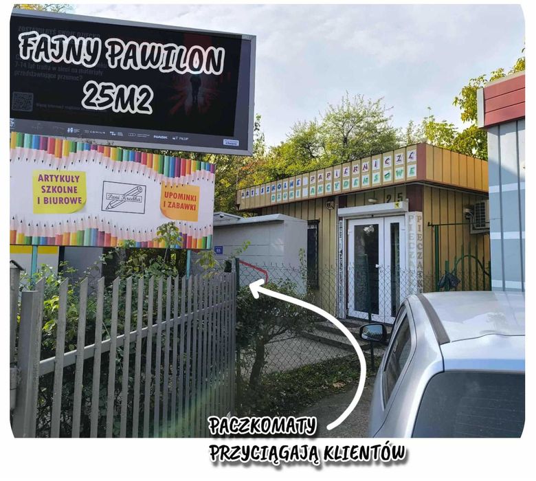 Pawilon na punkt handlowo-usługowy lub magazyn 25m² Wincentego 25