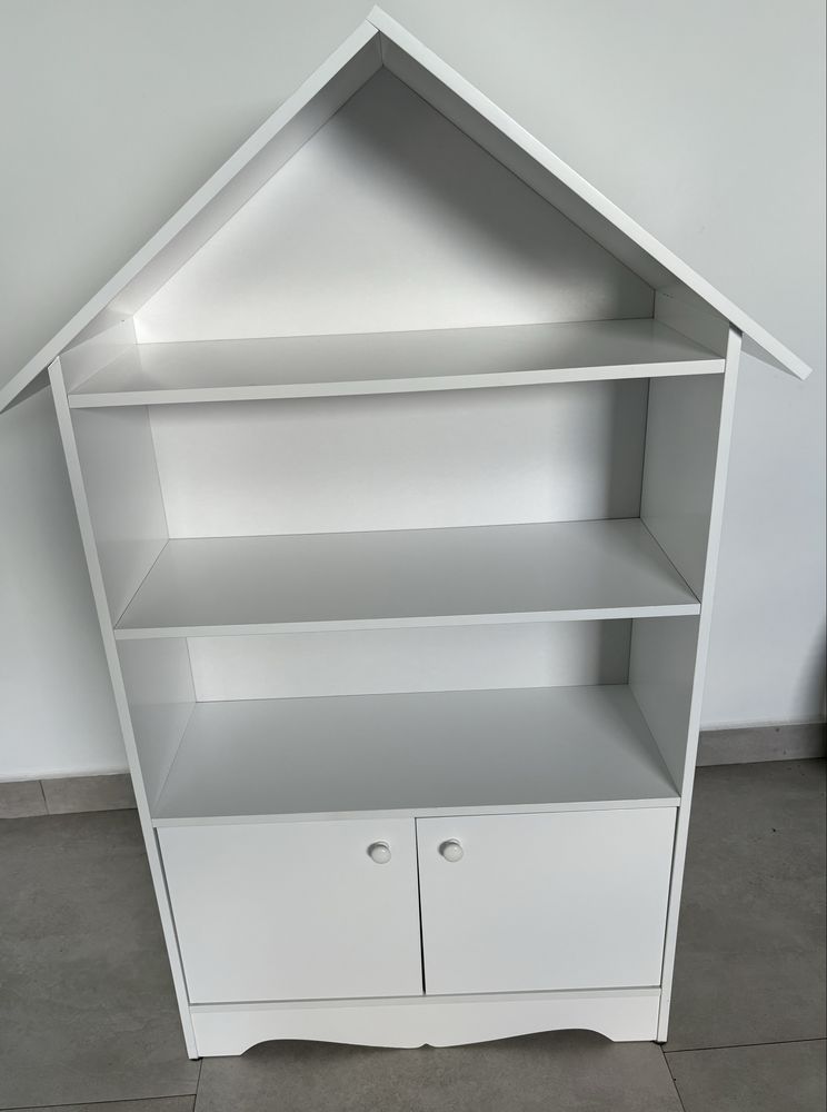 Regał dziecięcy BOO DOMEK BIAŁY125cm