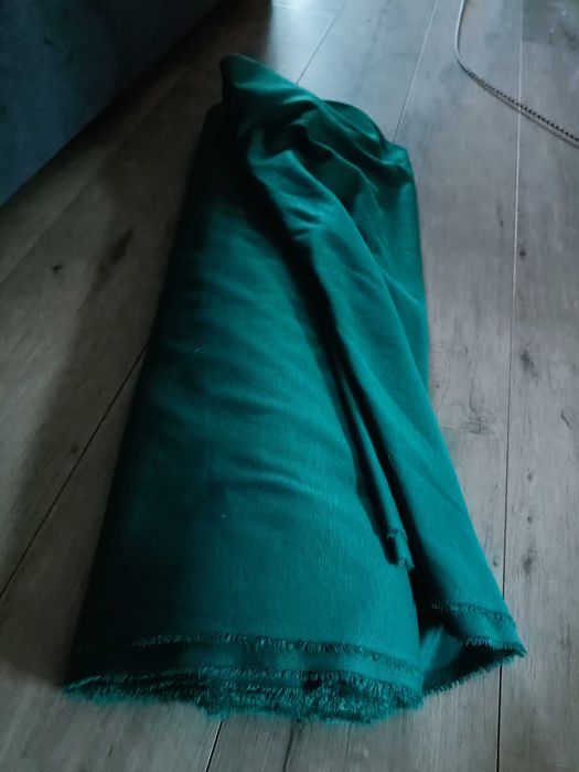 44 Tkanina materiał dzianina butelkowa zieleń 2 m
