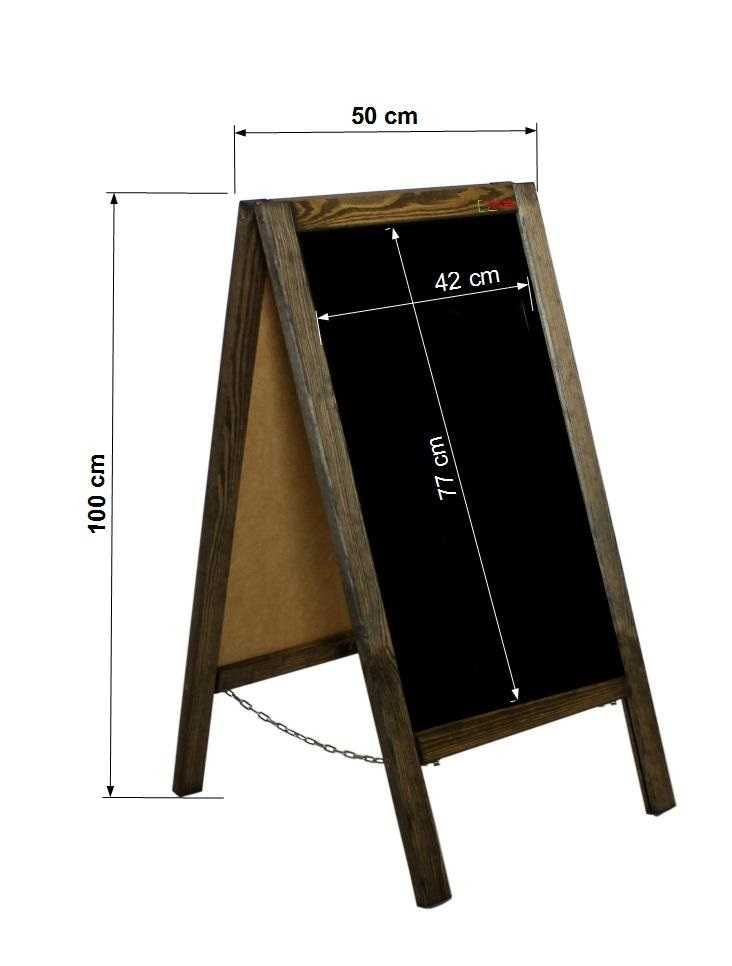 Stojak reklamowy Potykacz kredowy 100x50 cm NOWY Producent