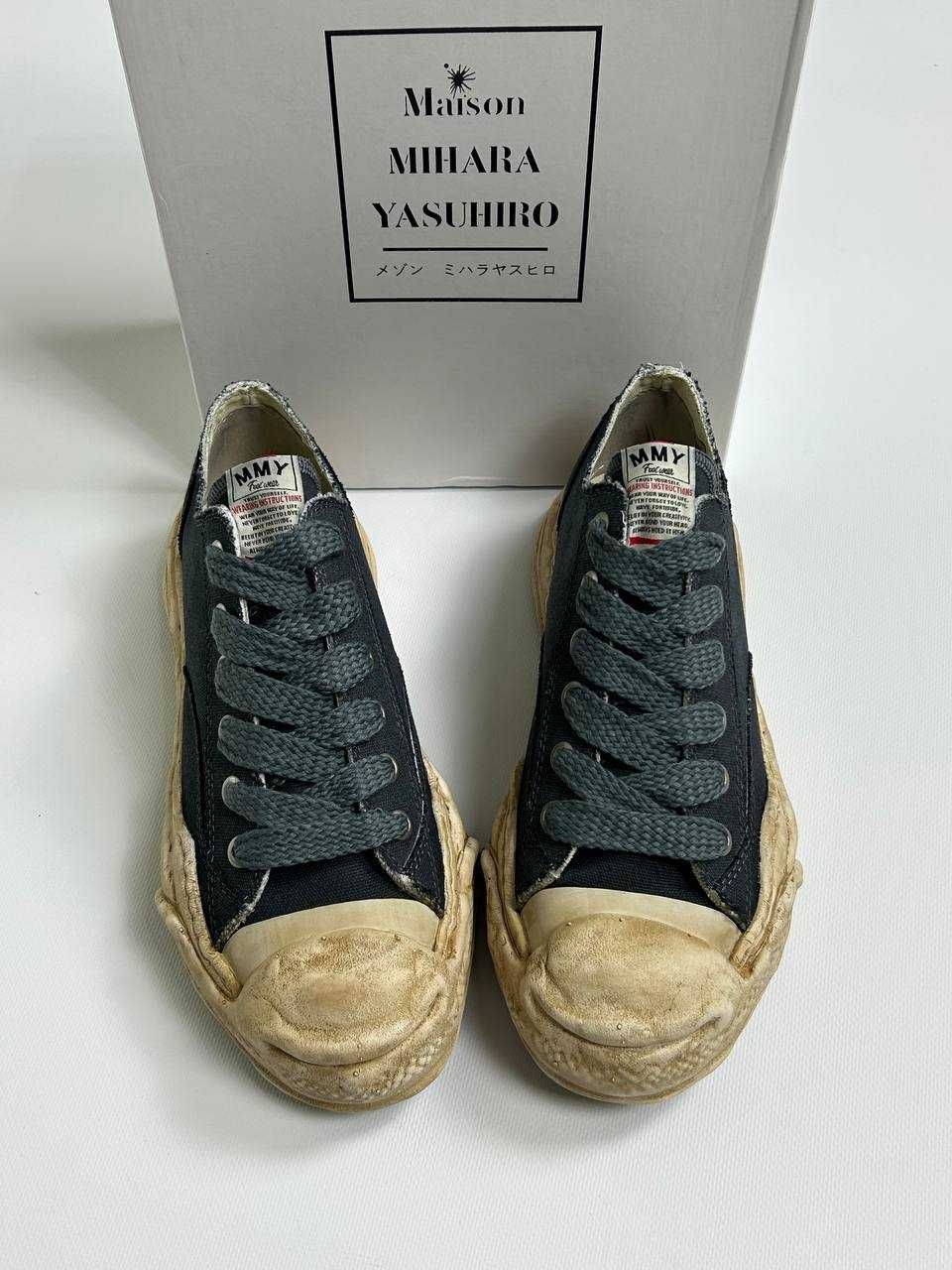 Maison Mihara Yasuhiro MMY кеды темно серые кеди сірі  39 40 41 42 43