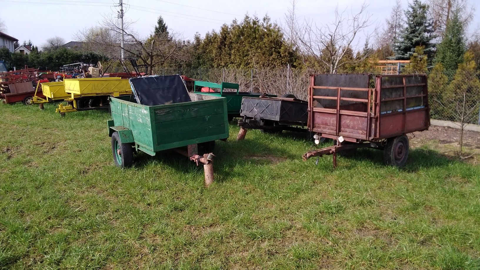 Przyczepa Wywrotka Kipper tył do kubota ursus yanmar iseki t25 c330