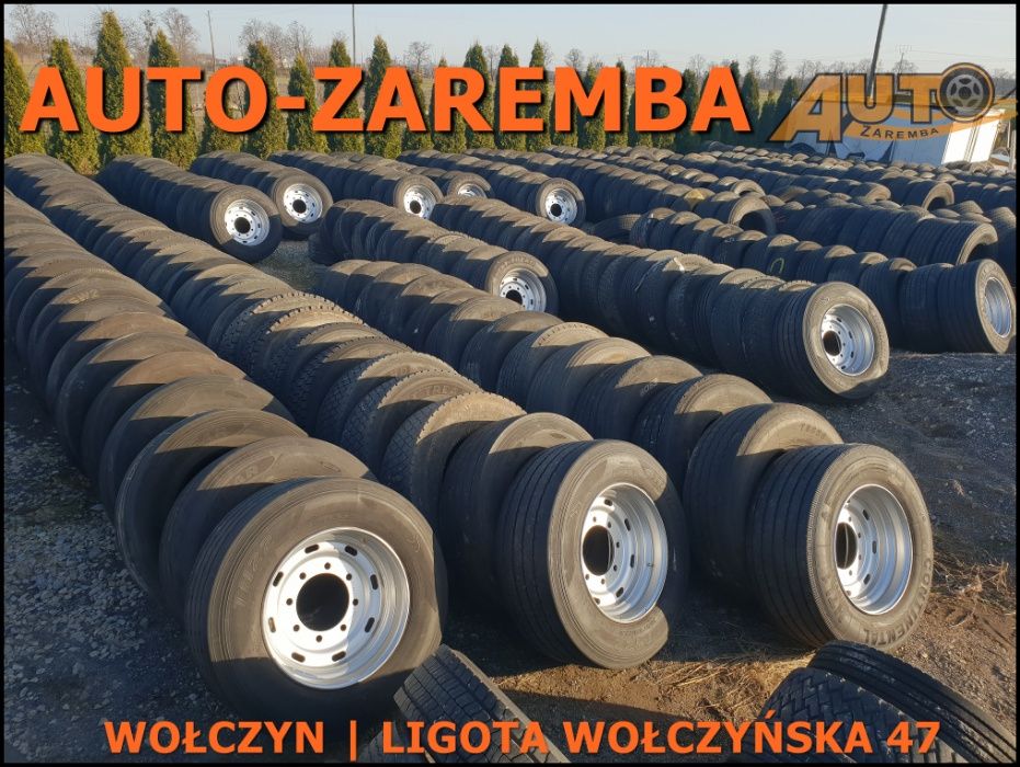 650 Netto KOŁA DO PRZYCZEP D55 D50 AUTOSAN 8 otw 315/70R22,5 ZAREMBA