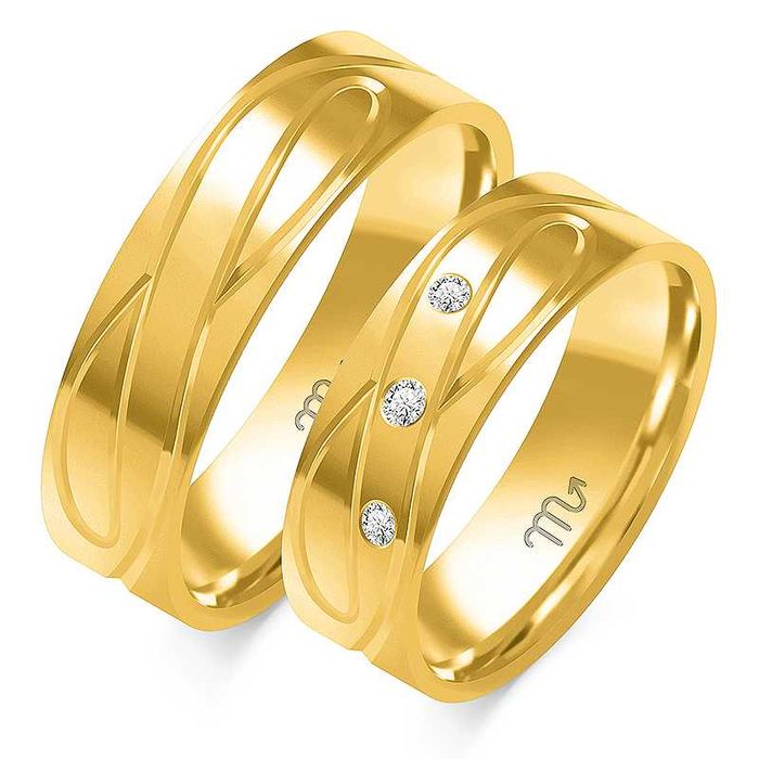 Nataliebizu Złote Obrączki Ślubne