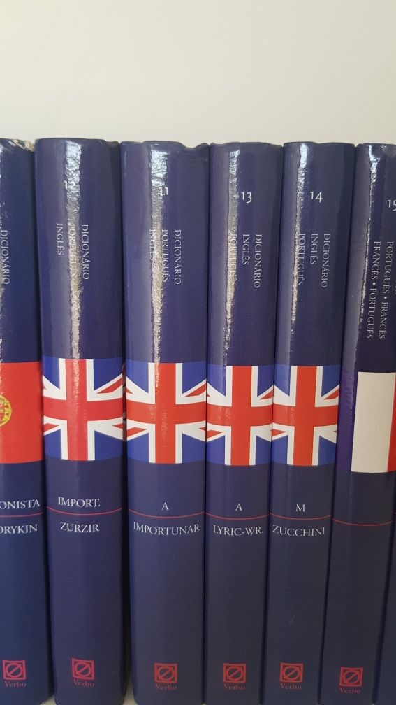Grande coleção dicionários enciclopédicos - 18 volumes