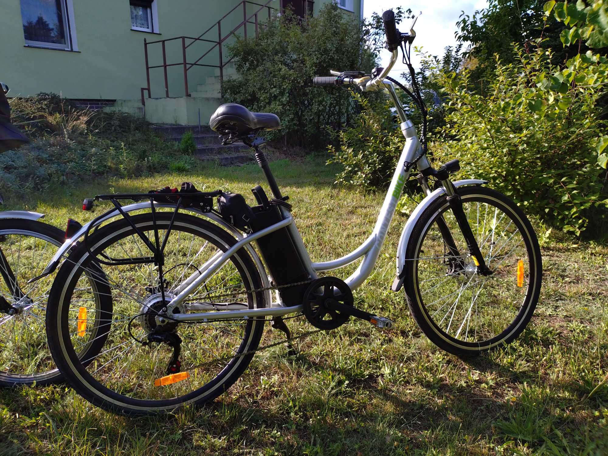 Rower elektryczny 25km/h 8Ah Zasięg 40kM MANETKA