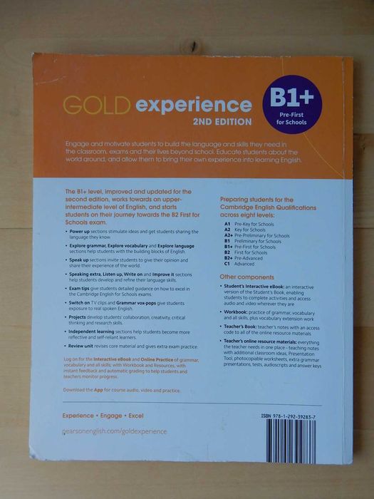 Gold experience 2nd B1+. Student’s Book/Online Practice/eBook (+kod)
