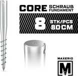 Śruba Fundamentowa Kotwa Podstawa Słupa MAXERIO 80cm Premium Nr00517