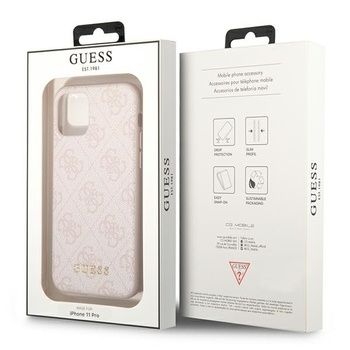 Oryginalne Etui GUESS Hardcase 4G Metal Gold Logo do Iphone 11 Pro