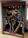 Terrarium dla legwana, agamy błotnej na zamówienie 120x70x180