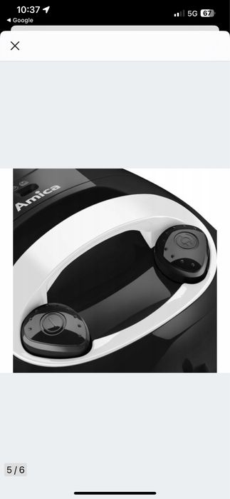 Odkurzacz workowy Amica czarny