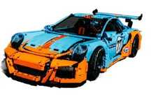 Конструктор Porsche 911 GT3 RS Gulf Edition Technic 42056