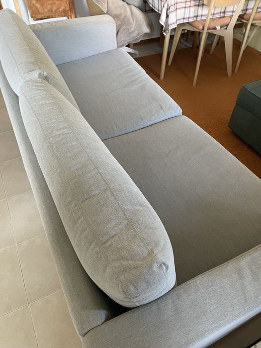 sofa cinzento ikea