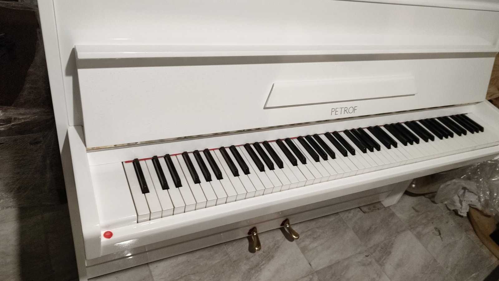 Продам белое пианино PETROF, аренда фортепиано, рояля.