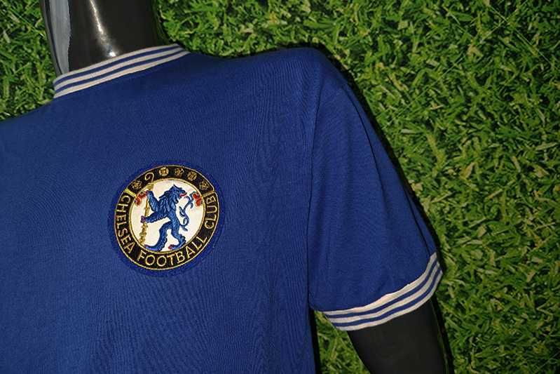 Chelsea FC Score Draw replika koszulki z sezonu 1962/63 rozmiar: L/XL