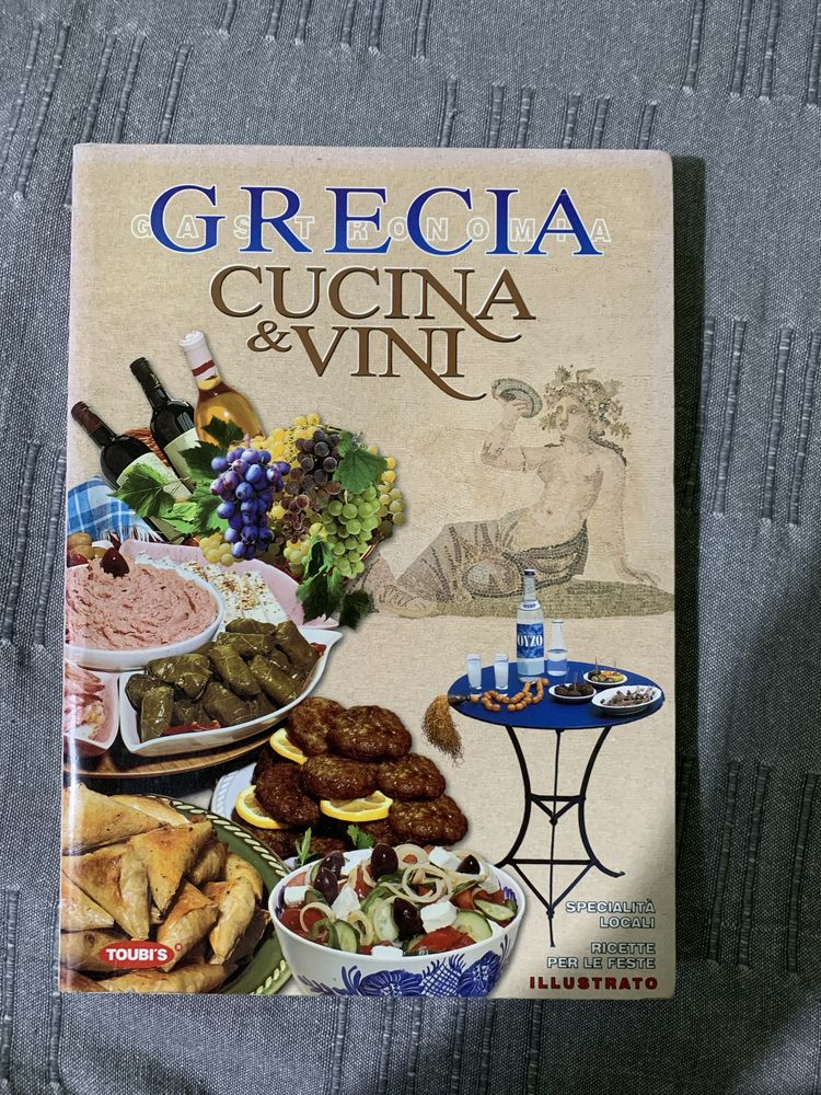 Szlifuj język włoski Grecia cucina & vini nowa książka język włoski