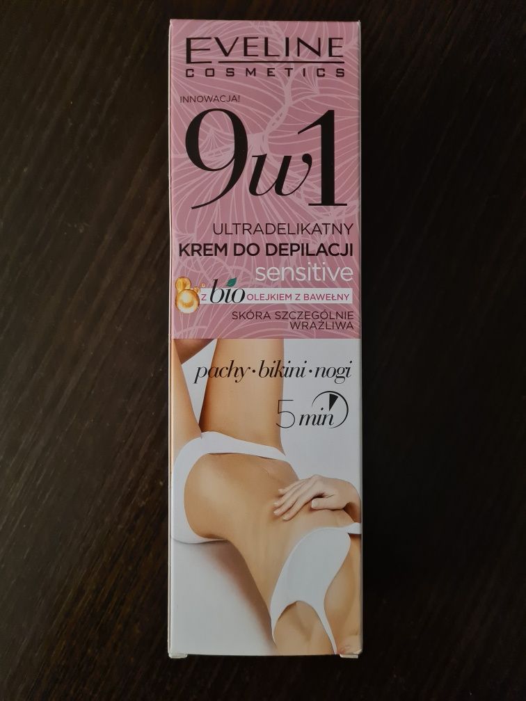 Krem do depilacji NOWY pachy, bikini, nogi do skóry wrażliwej