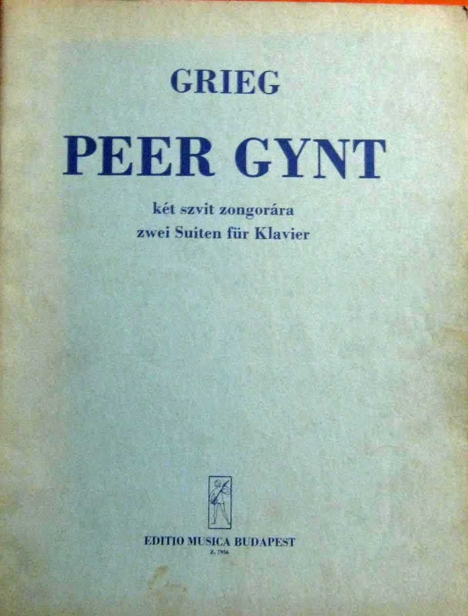 Grieg - Peer Gynt 2 suity  nuty na fortepian