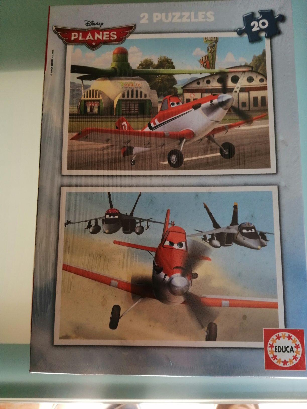 Caixa selada (2 puzzles) Disney Planes + Memo Disney Cars