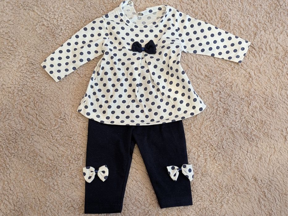 Mega paka ubrań dla dziewczynki rozm od 56 cm do 68 cm