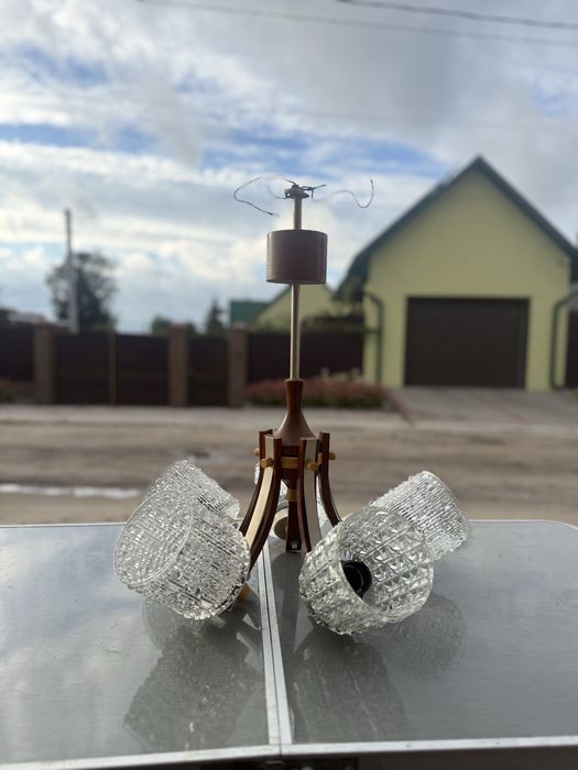 Ретро хрустальная люстра