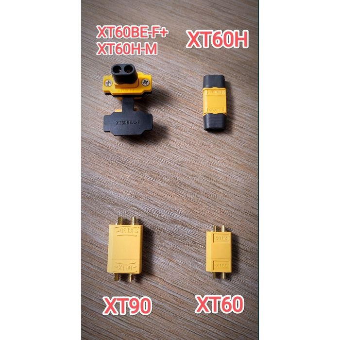 Разъем питания XT60H, XT60, XT90, XT90H,XT60BE-F+XT60H-M, XT90EF