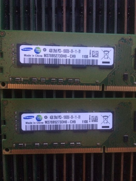 DDR3 4GB Hynix, Micron, Samsung SDRAM 1600/1333 MHz Intel/AMD