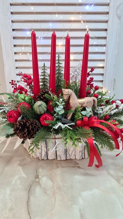 Stroik kompozycja sztuczna na stół