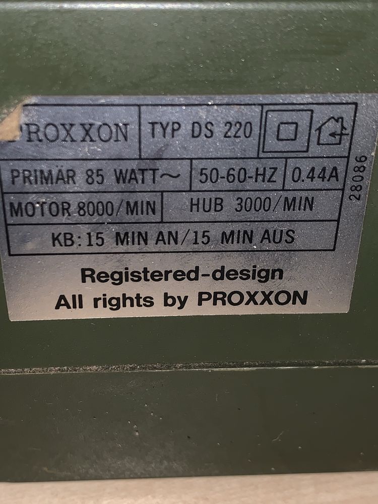Pila wyrzynarka wlosowa Proxxon DS220