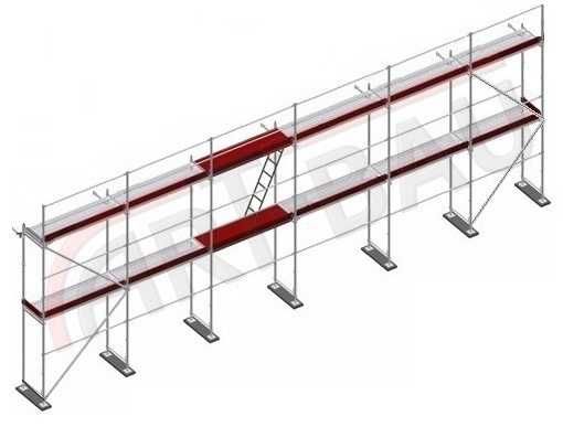 Rusztowanie Rusztowania typu Plettac sprzedam NOWE ok. 120 m²