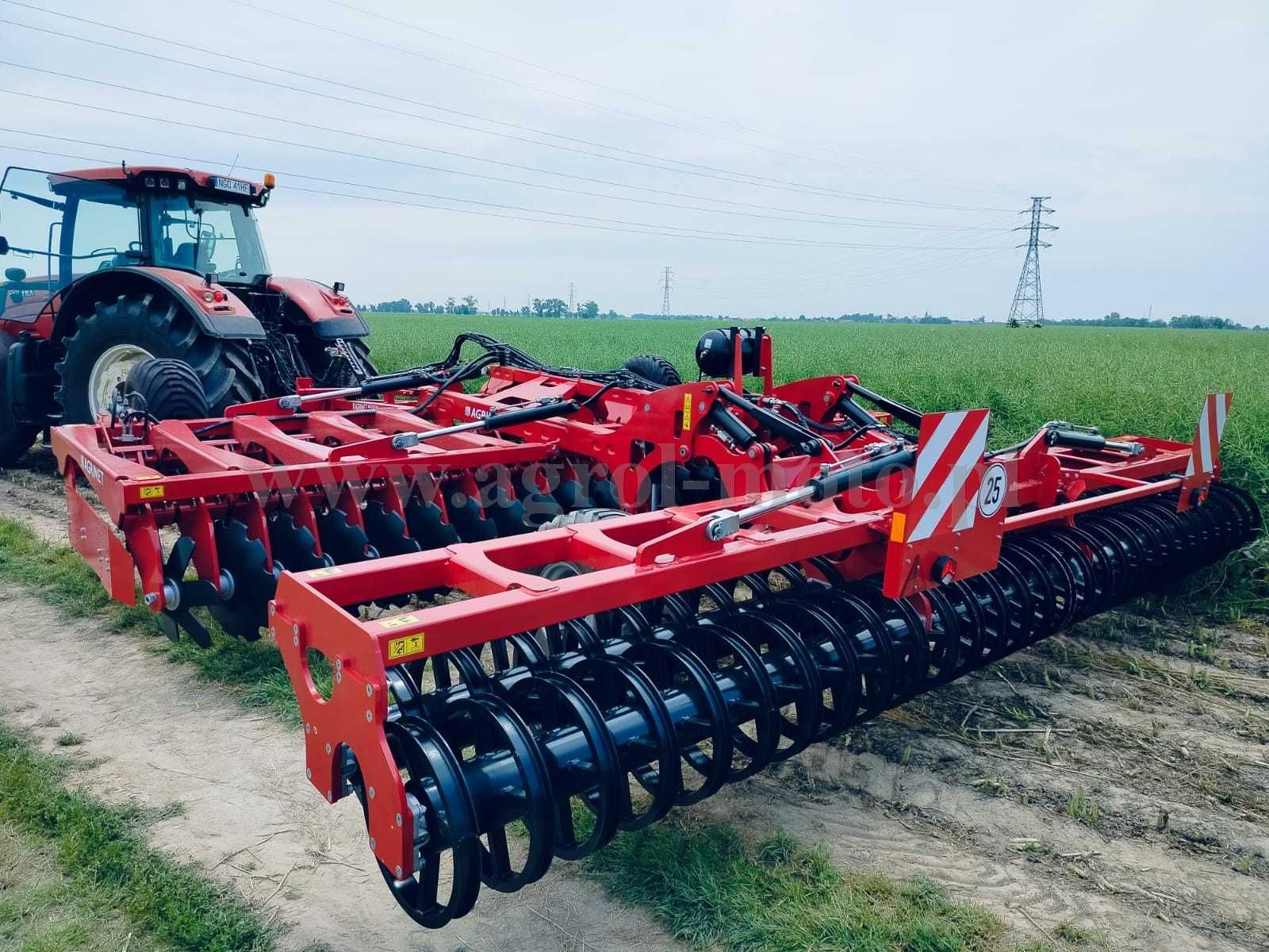 Brona talerzowa CIĘŻKA AGRIMET MULTICAT HD 5m ciągana talerz 6mm!
