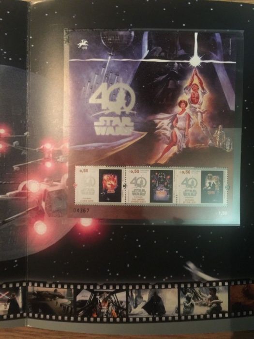 Carteiras Prestige Star Wars - 40 Anos CTT Filatelia