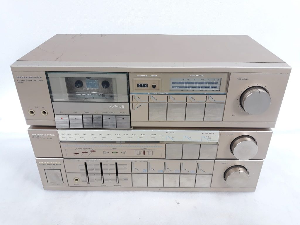 Wieża Marantz wzmacniacz Magnetofon Tuner PM SD ST 140 VINTAGE po serw