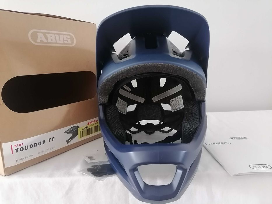 Kask rowerowy fullface Abus Youdrop FF Midnight Blue S 48-55cm