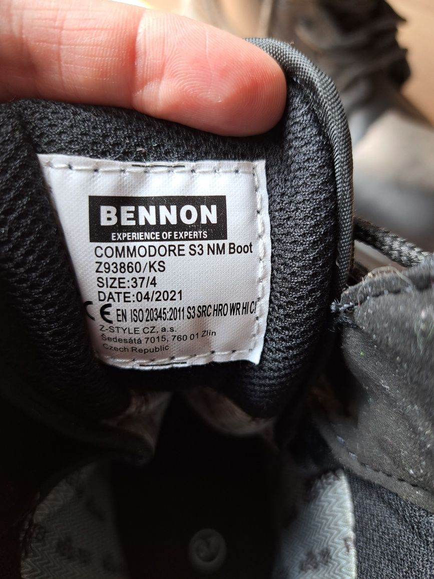 Buty ochronne, Bennon Commodore S3 Non Metallic Boot, r. 37