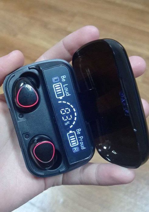 Бездротові навушники Bluetooth 5.1 True Wireless M10 Black