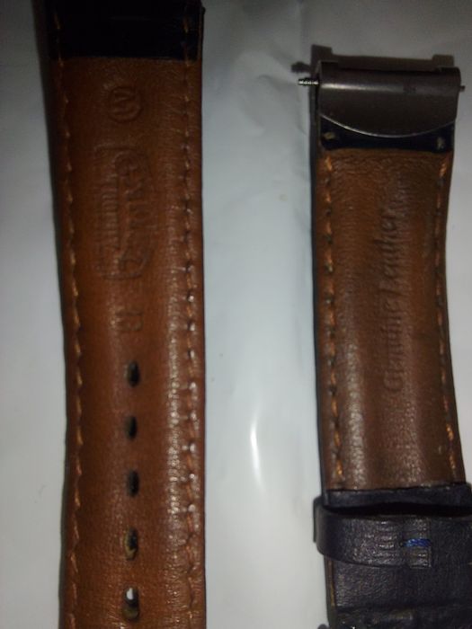 Bracelete de relógio em pele Camel Trophy 18mm