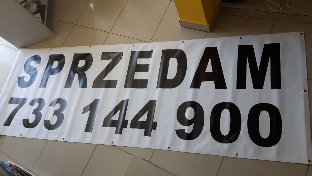 BANER oczkowany zgrzewany - banery nawet w 24h szybko - Kraków ASTRA
