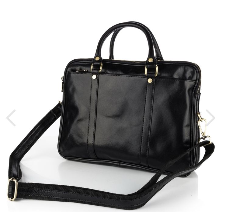 Кожаная сумка Сумка под ноутбук Портфель из натуральной кожи Италия