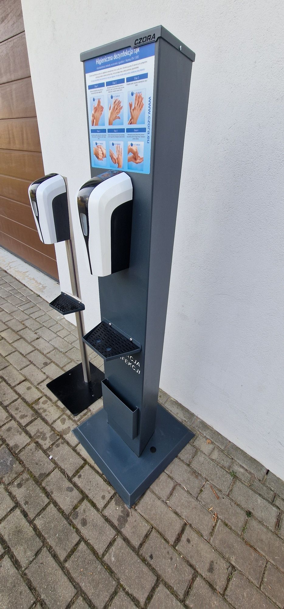 Stacja do dezynfekcji, dezynfekująca