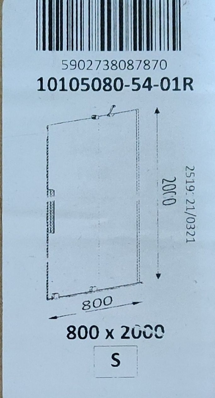 Radaway Furo Black KDD nowa czarna kabina przesuwna 100x80 cm