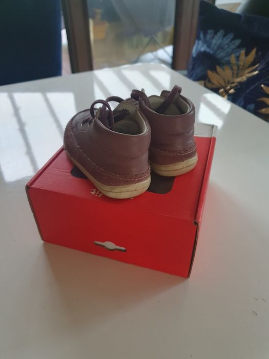 Buciki trzewiki Superfit Flexy Lila Nappa Velour 20 fioletowe skòra