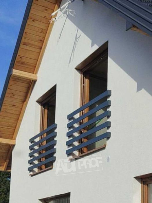 balkon francuski aluminiowy balustrada francuska aluminium