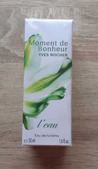 Yves Rocher Moment the Bonheur Leau 50 ml nowe perfumy damskie