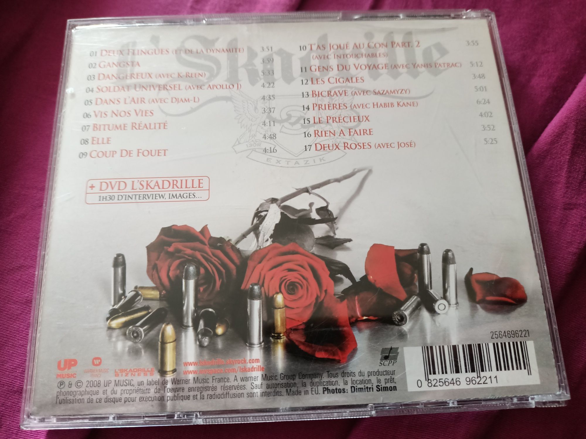 L'Skadrille - Des Roses Et Des Flingues (CD + DVD-V)(vg+)