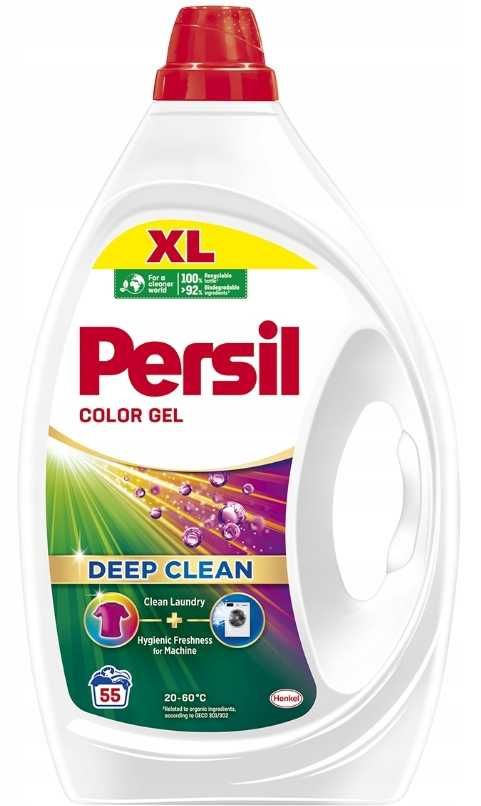 Persil XL Color Gel Deep Clean żel do prania kolorów 2,475 l (55 prań)