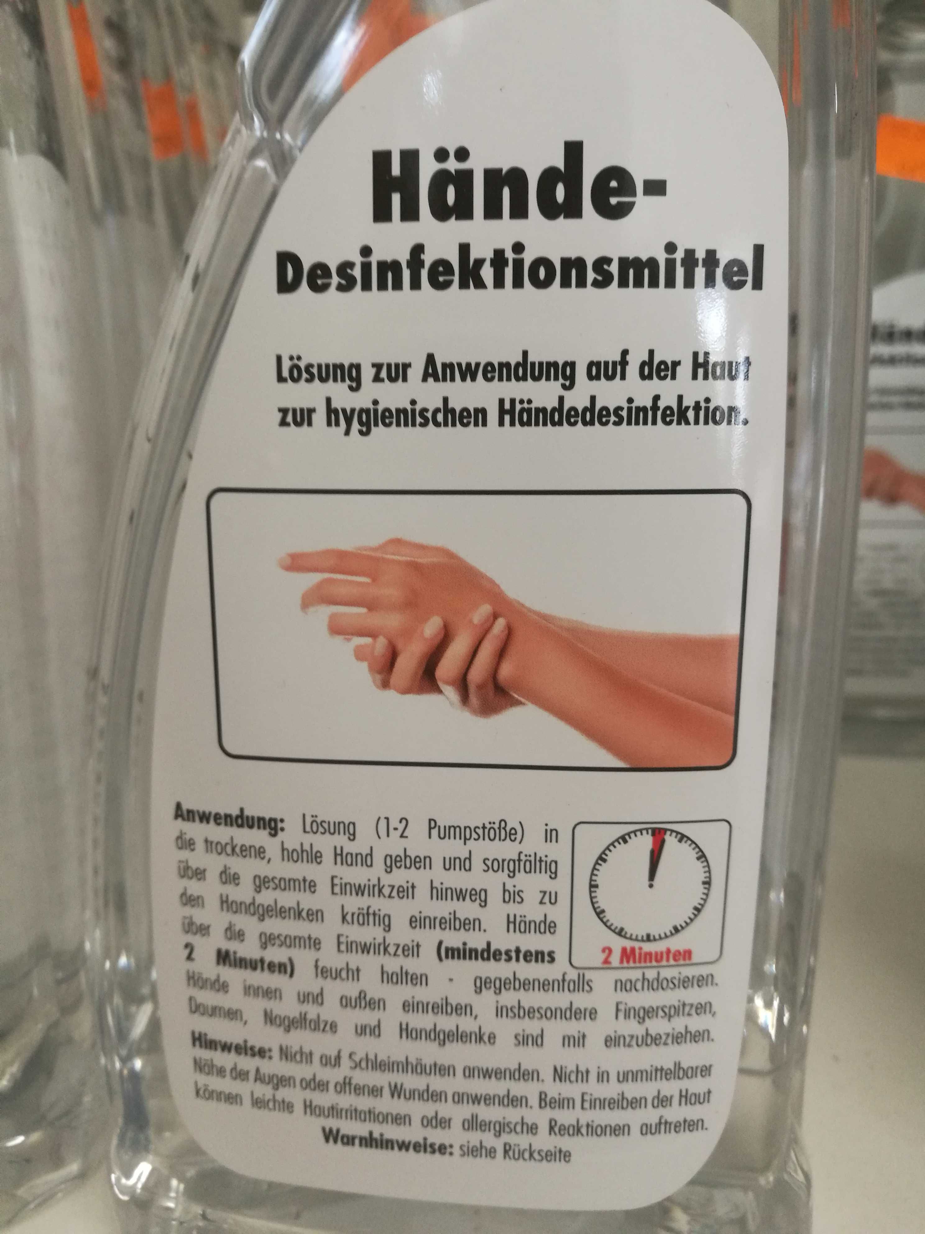 Środek Płyn do dezynfekcji rąk Niemiecki 6x750ml